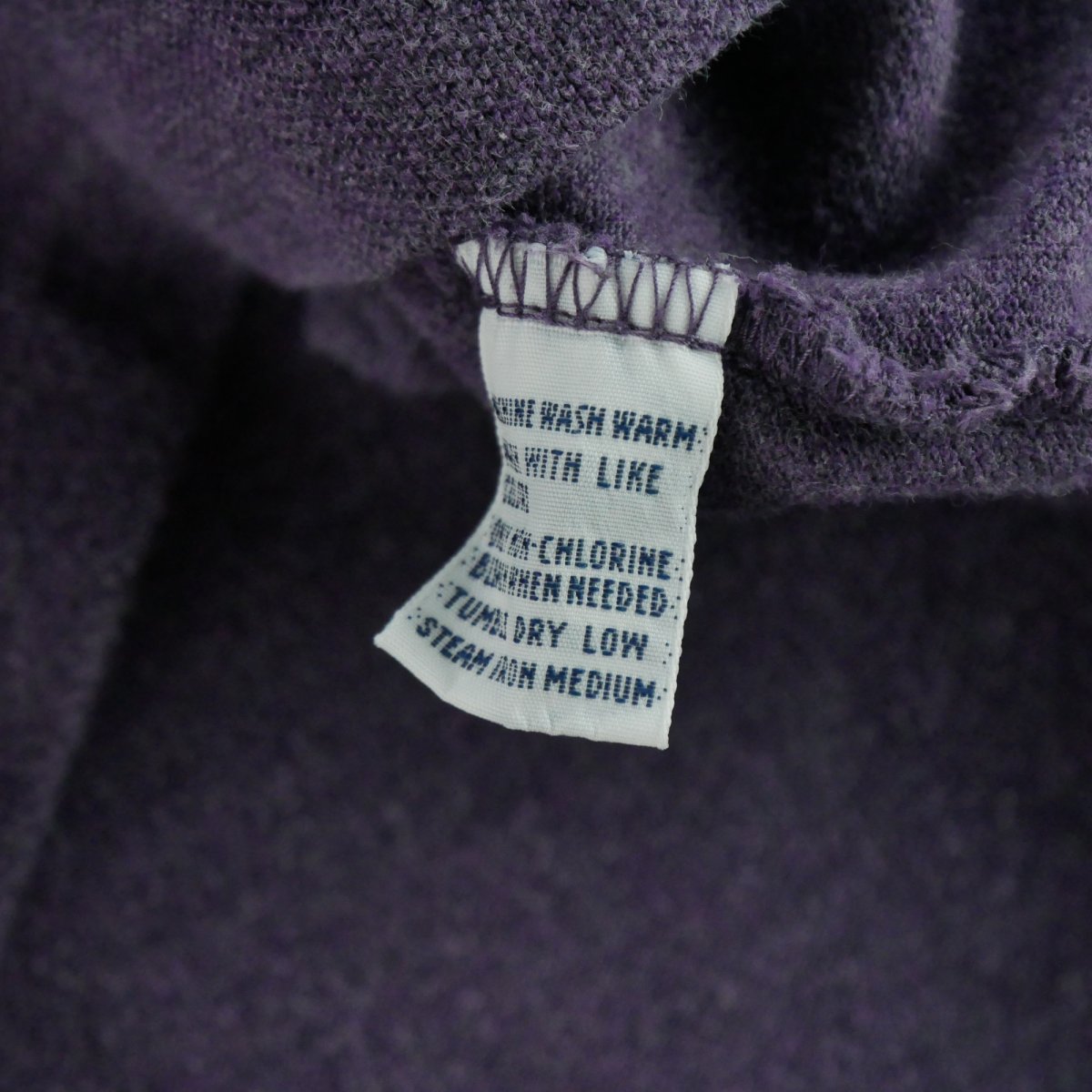 Polo manches longues Homme Violet – Image 5