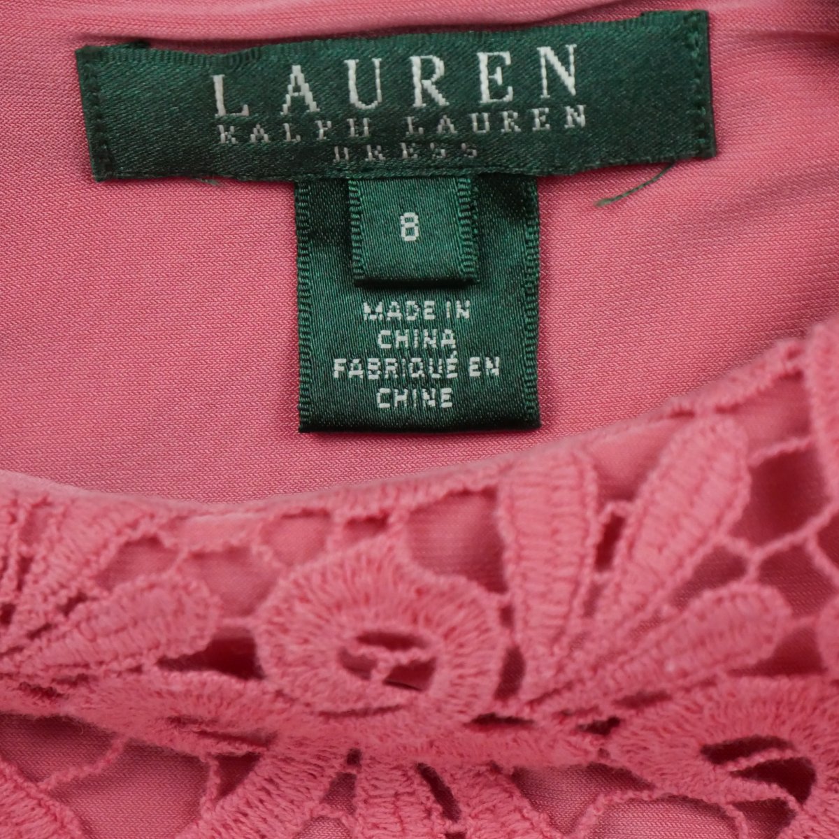 Robe Femme en dentelle Rose – Image 7